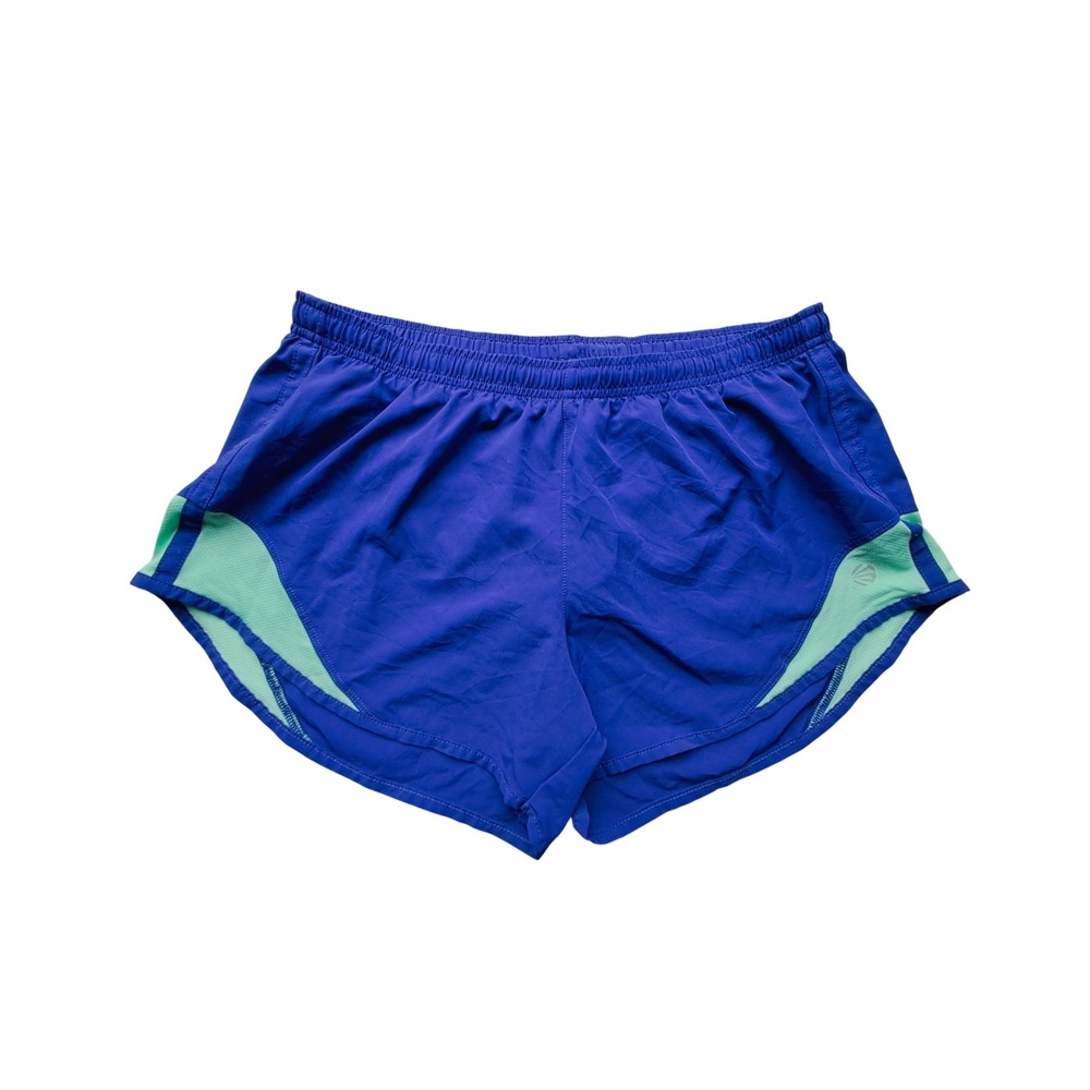 Impact Jillian Michaels Womens Purple Mint Green‎ Running Shorts Size L Athletic